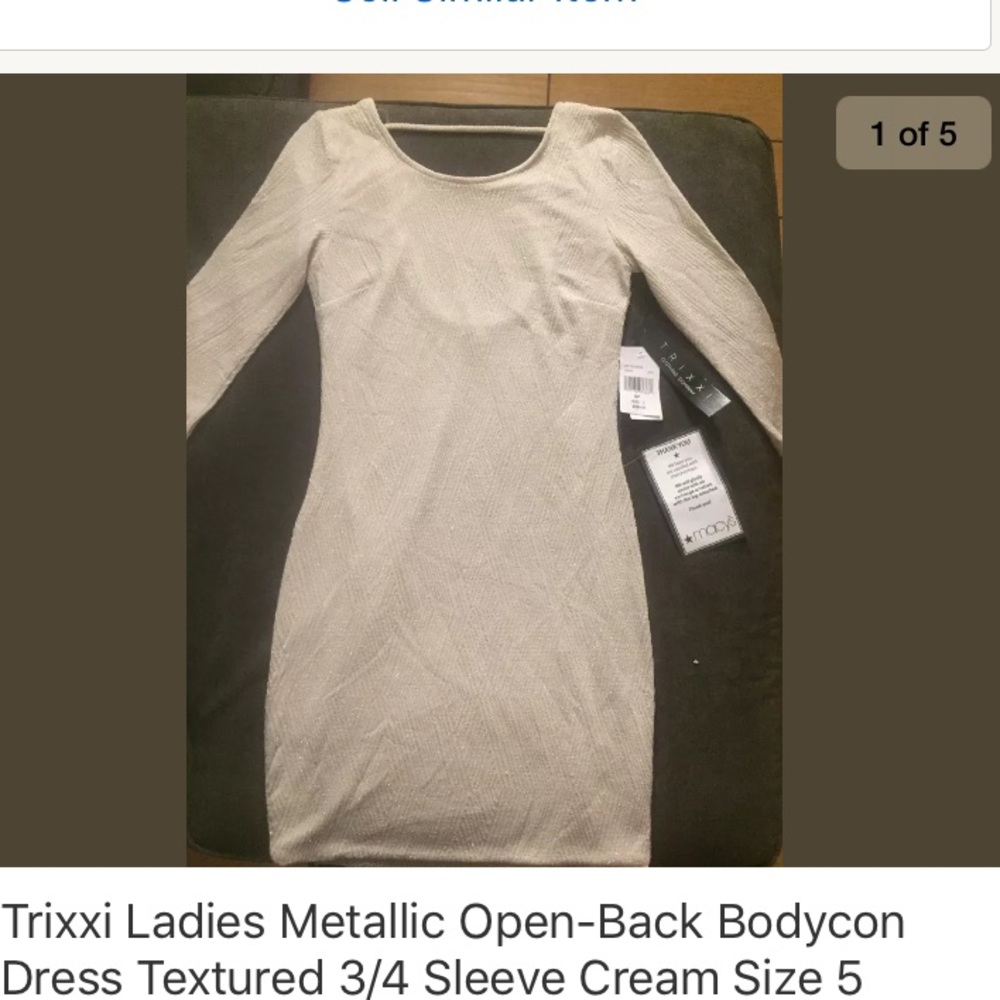 Trixxi long sleeve dress. NWT